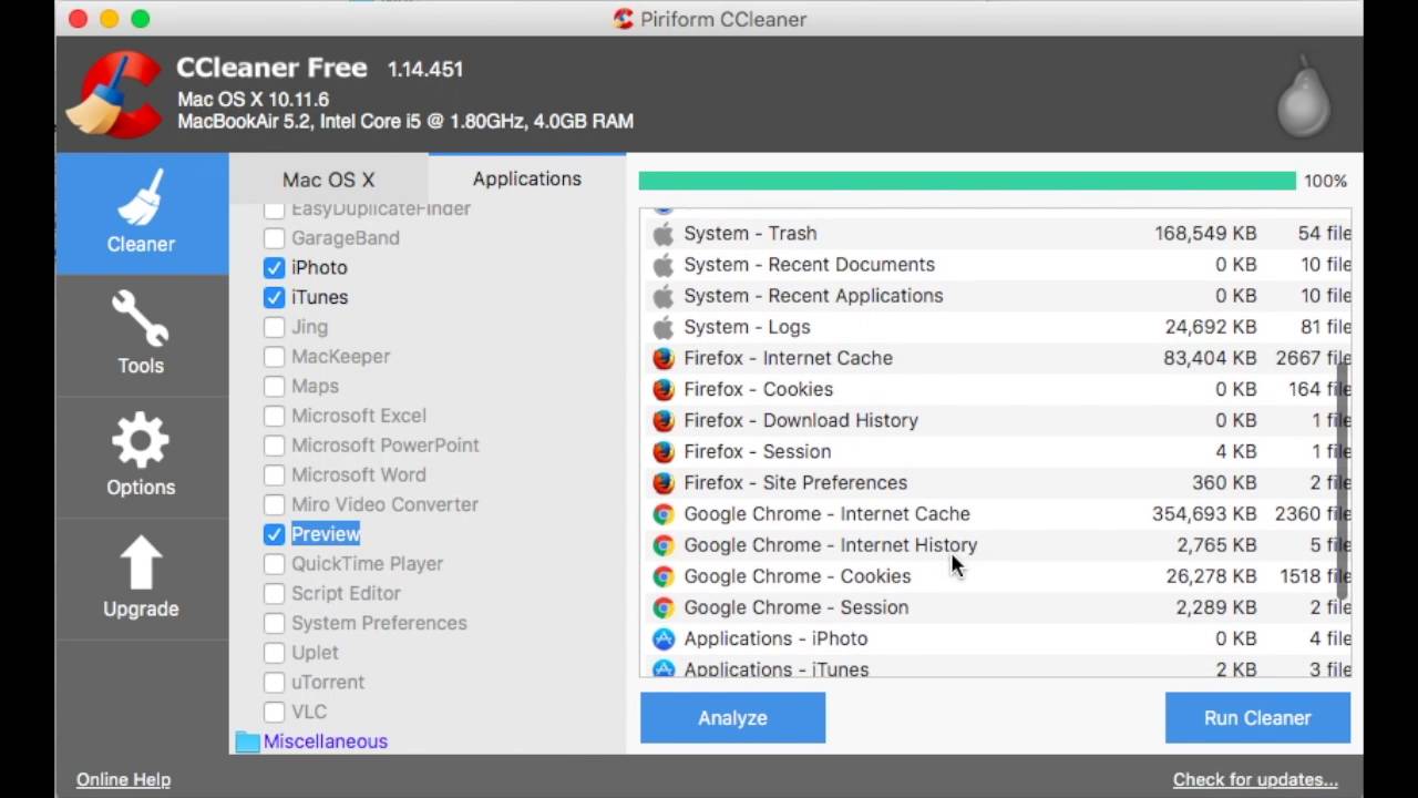 Cccleaner For Mac